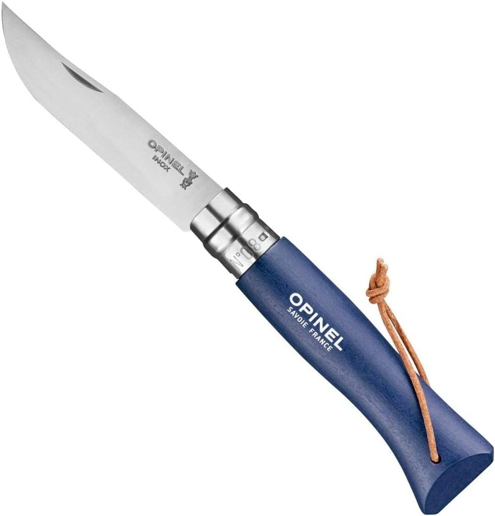 Couteau de poche LAGUIOLE manche bois de teck TB plus étui - Collection