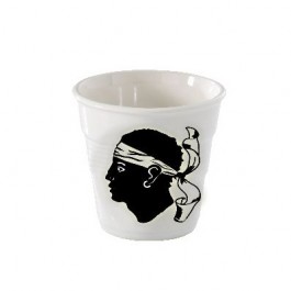 Lot De 8 Tasses à Café Moka Revol - Série Froissée - Grès De Couleur - 7cl - Moderne