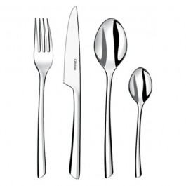 12 Fourchettes Couzon Millenium – Inox 18/10, Finition Miroir/brossé, Longueur 20,6 Cm, Design Fluide Et Intemporel - 12