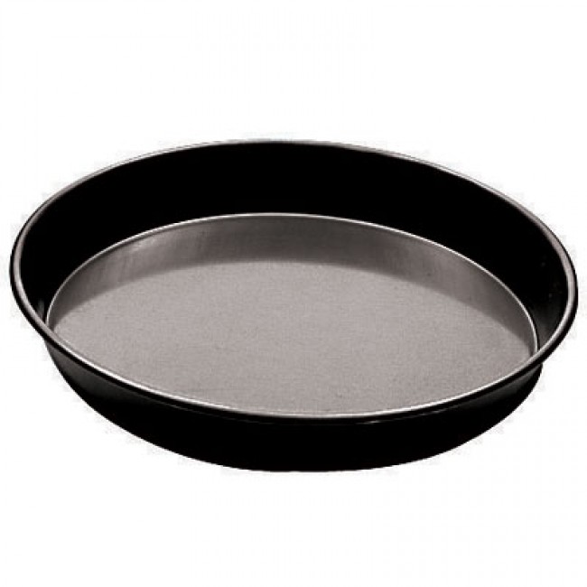 Plat à pizza 18cm fer bleu bords droits - Pizza - Paderno