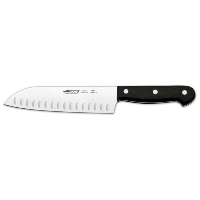 Couteau Santoku - lame inox Nitrum 17cm - A l'unité