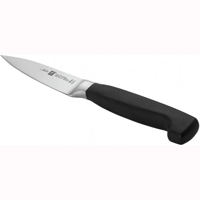 Couteau à larder et à garnir 10cm - manche noir - Four Star - Zwilling