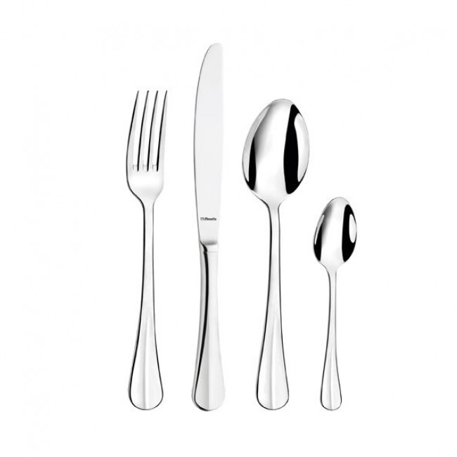 Couteau à dessert monobloc 18/0 3mm finition miroir lot de 6 - Baguette Amefa