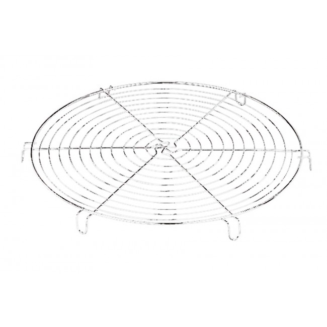 HEIBTENY Grille De Refroidissement Ronde 150 Mm Acier Inoxydable - Grille Cuisson Pâtisserie Barbecue Réutilisable