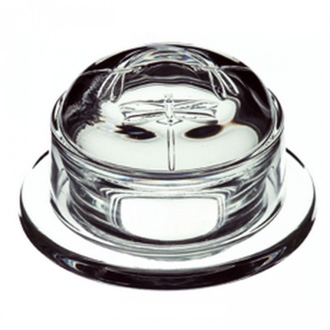 Beurrier / Confiturier en verre avec cloche - A l'unité