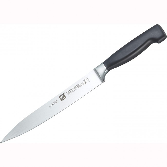 Couteau à trancher 20cm - manche noir - Four star - Zwilling