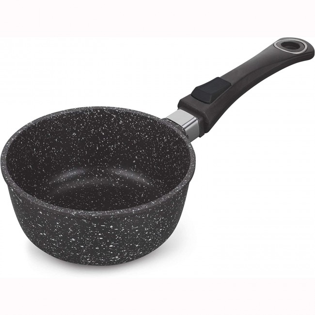 Casserole 16cm façon pierre - en fonte d'aluminium - Premium - Pradel Excellence