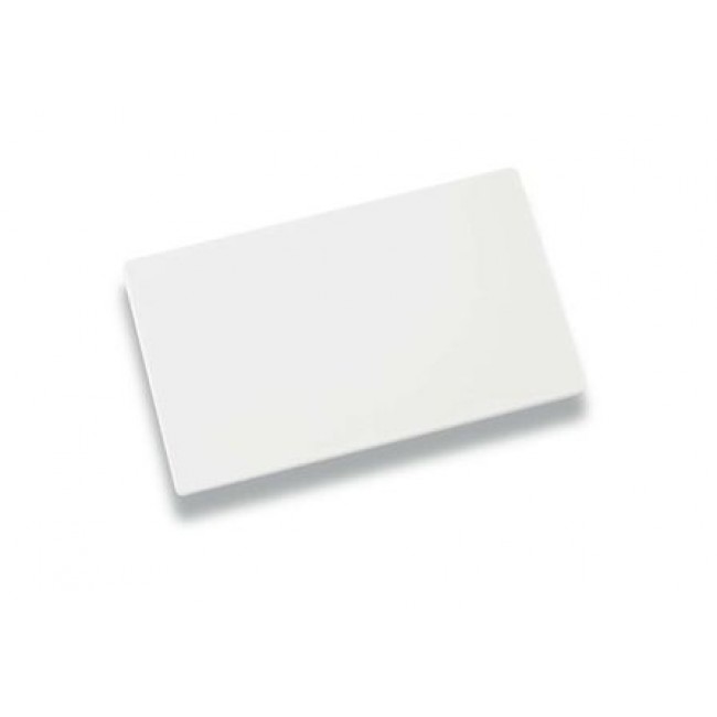 Planche à découper blanche 40x30x2cm en polyéthylène haute densité