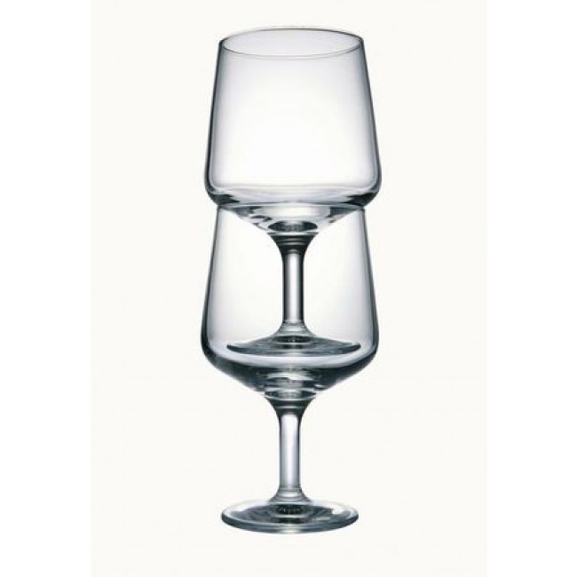 Verre à vin à pied empilable 28cl - Lot de 6 - Colosseo - Bormioli Rocco
