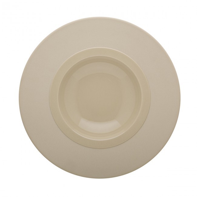 Assiette creuse gourmet ronde petit bassin 23cm dune - A l'unité - Bahia - Guy Degrenne