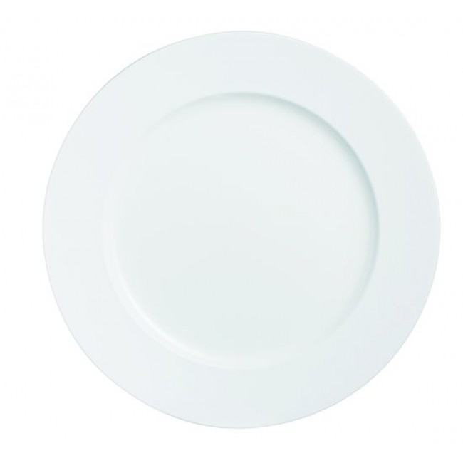 Assiette de présentation ronde en porcelaine blanche 32cm - Oléa - Chef & Sommelier