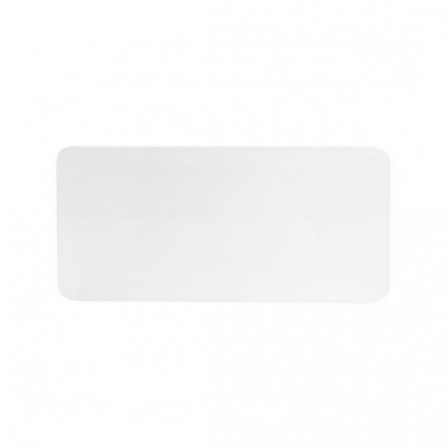 Assiette plate rectangulaire 14 x 6,5cm en porcelaine blanche - Purity - Chef & Sommelier
