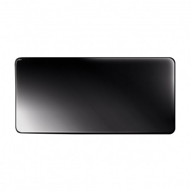 Assiette plate rectangulaire 27,5 x 13cm en porcelaine noire - Purity - Chef & Sommelier