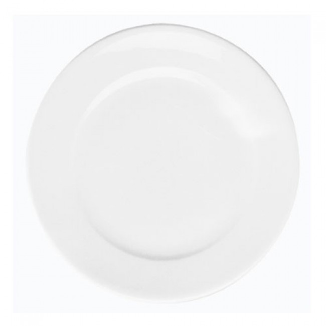 Assiette plate ronde blanche 27cm en porcelaine - Paris - Pillivuyt