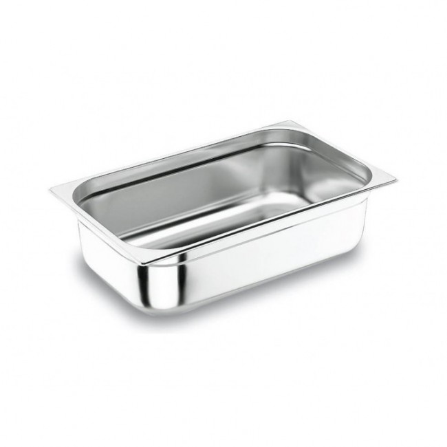 Bac gastronorme GN 1/1 en inox 18/10 53x 32.5 x 4 cm - Gastronome - Lacor