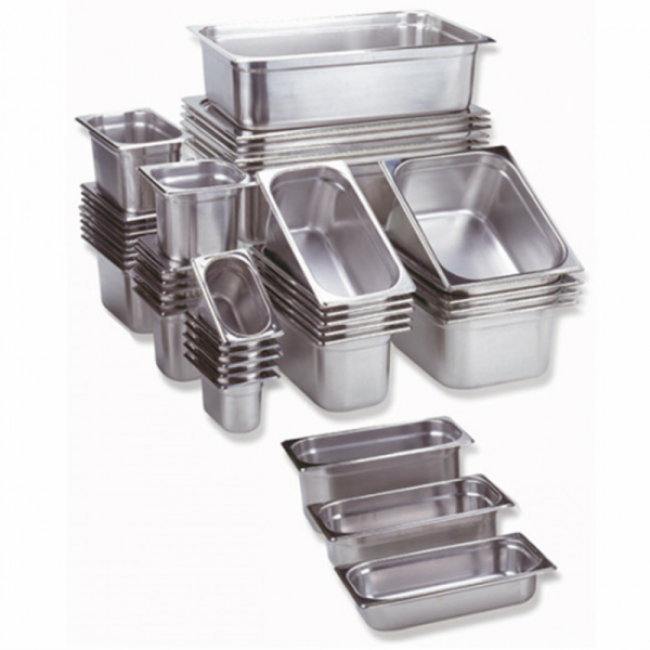 Bac gastronorme GN 1/1 en inox 53 x 33 x 15 cm - Gastronorme - AZ Boutique