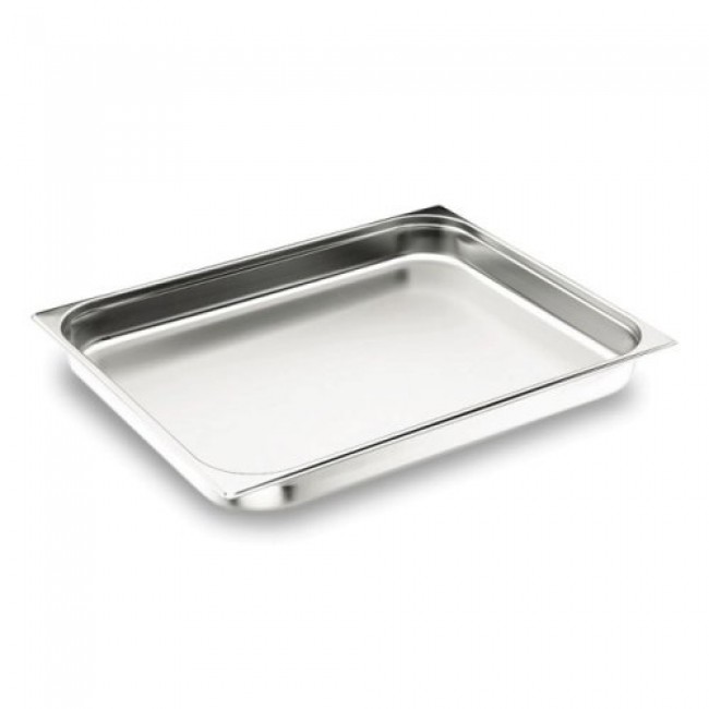 Bac gastronorme GN 2/1 en inox 18/10 53x 65 x 10 cm - Gastronome - Lacor