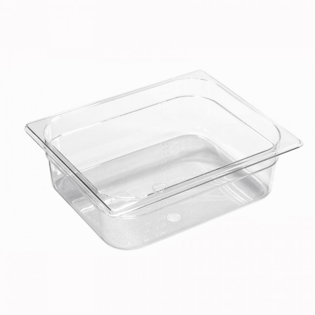 Bac gastronorme GN 1/2 en tritan BPA free 26.5x 32.5x 15cm - Gastronome - Paderno