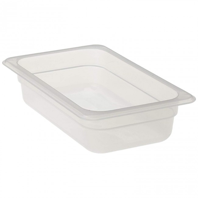 Bac gastronorme GN 1/4 en polypropylène 26.5x 16.2x 6.5cm - Gastronome - Lacor