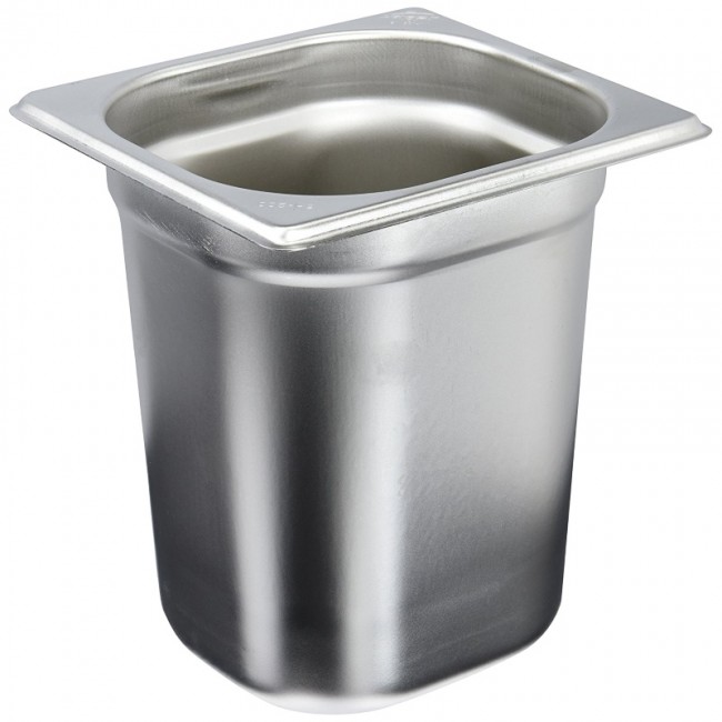 Bac gastronorme GN 1/6 en inox 18/10 17.6x 16.2 x 20cm - Gastronorme - Lacor 