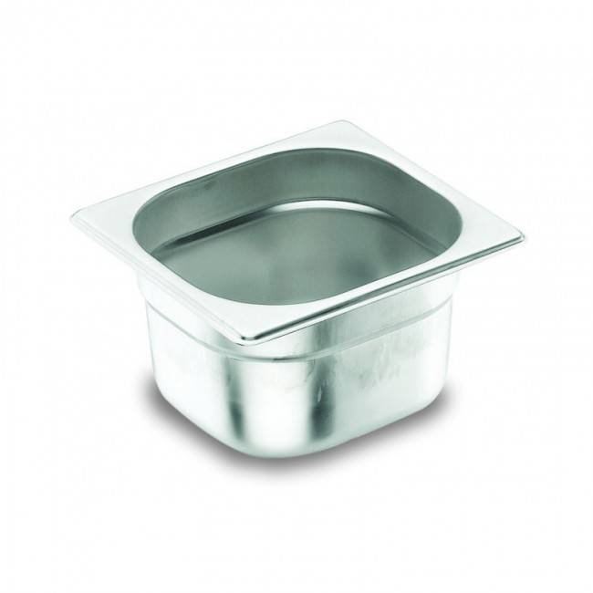 Bac gastronorme GN 1/6 en inox 17.6x 16.2 x 10cm - Gastronome - Lacor