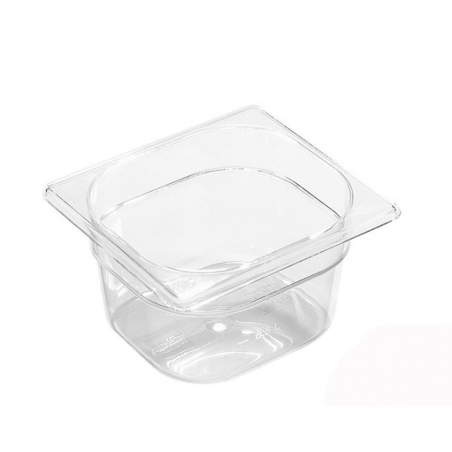 Bac gastronorme GN 1/6 en tritan BPA free 17.6x 16.2 x 20cm - Gastronome - Paderno
