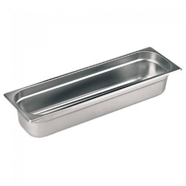 Bac gastronorme GN 2/4 en inox 53 x 16.5 x 10cm - Gastronome - Lacor