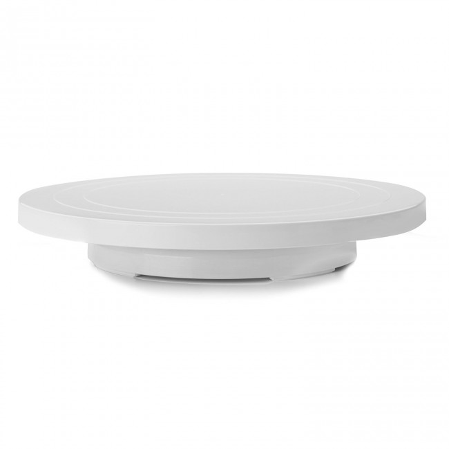 Base giratoire basse 31cm plastique blanc - patisserie - Ibili
