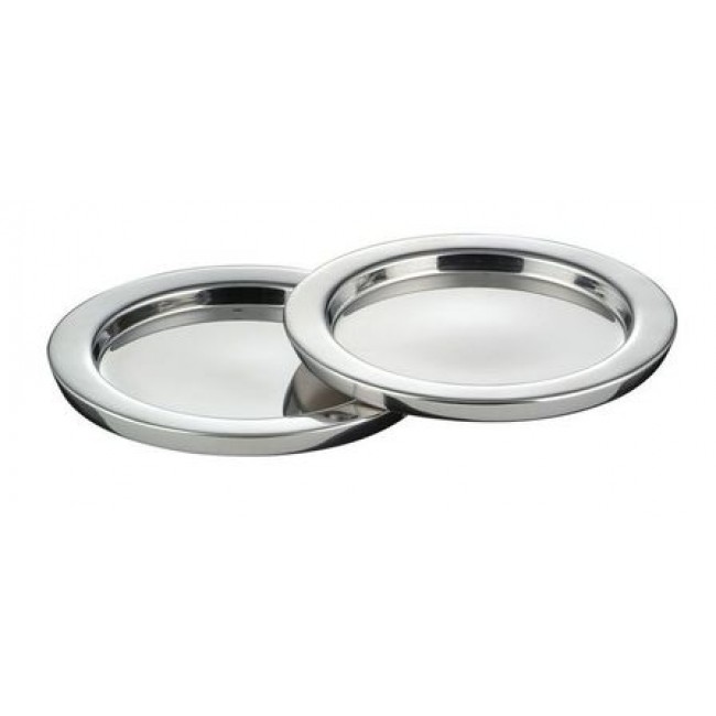 Set de 2 dessous de carafe en inox Ø 13cm - Bohème - Couzon