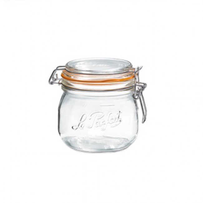 Bocal hermétique en verre 0,5L joint 85mm - super - le parfait