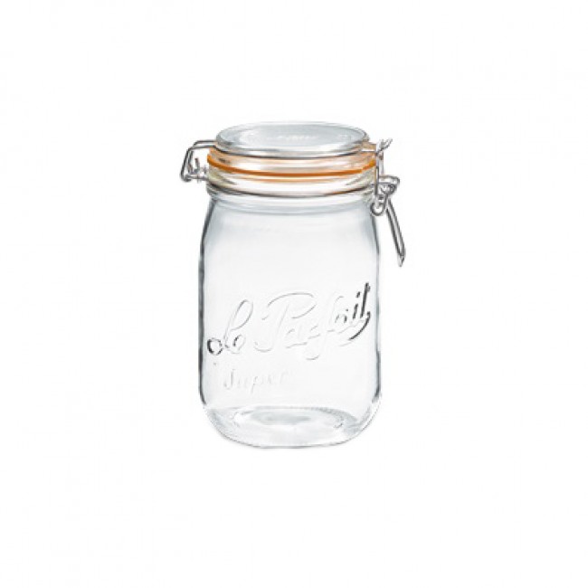 Bocal hermetique en verre 1L joint 85mm - super - le parfait
