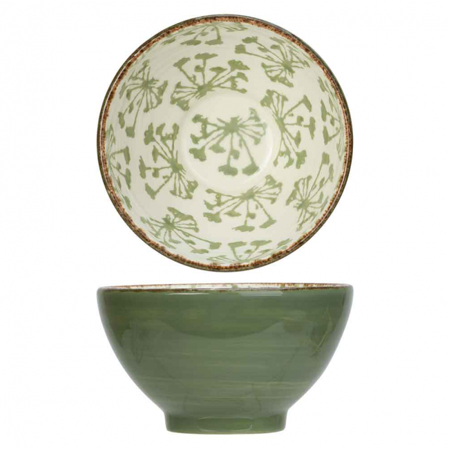 Bol à déjeuner rond vert 14.2 x 8.2cm - Anis Green - Cosy & Trendy
