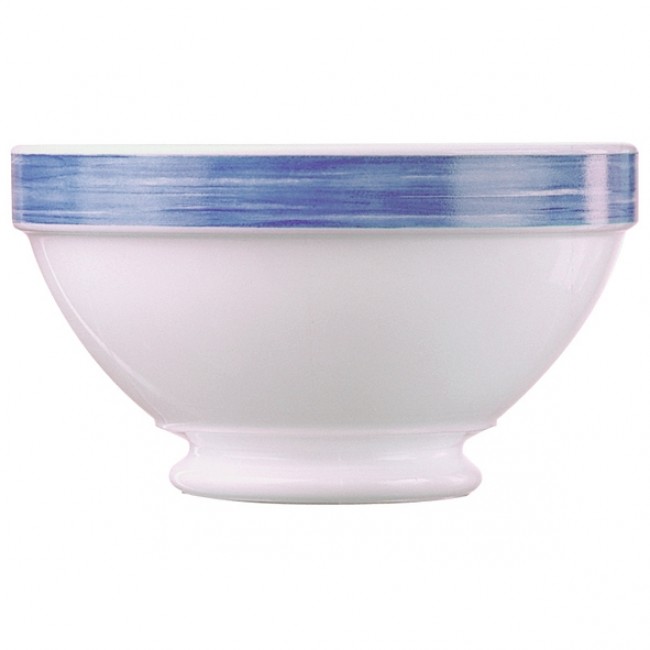 Bol empilable blanc/bleu 51cl en Arcopal - Brush Bleu - Arcoroc