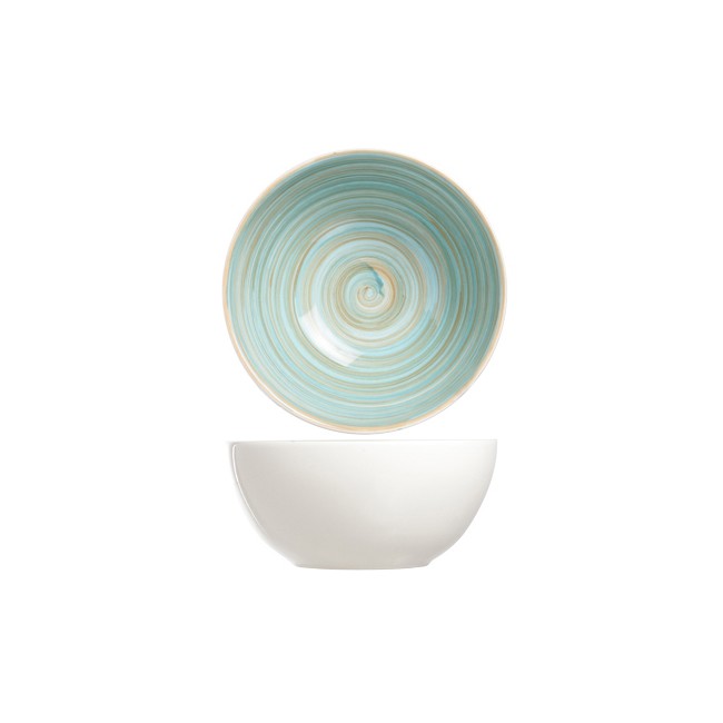 Bol rond blanc et bleu 14.5cm - Turbolino - Cosy & Trendy