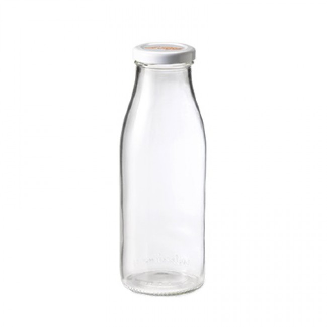 Bouteille en verre 0,5L avec bouchon à vis - fraicheur - le parfait