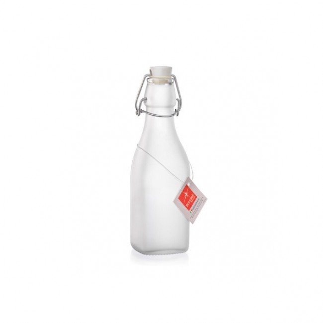 Bouteille en verre 1L avec bouchon mécanique - swing - bormioli rocco