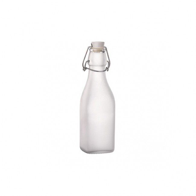 Bouteille en verre 1L avec bouchon mécanique - swing - bormioli rocco