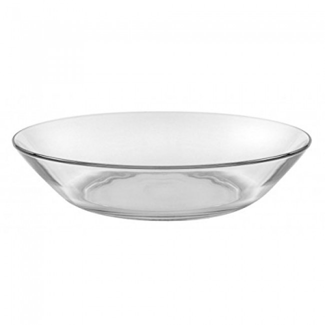 Assiette creuse calotte ronde 21cm en verre - Lot de 6 - Lys - Duralex