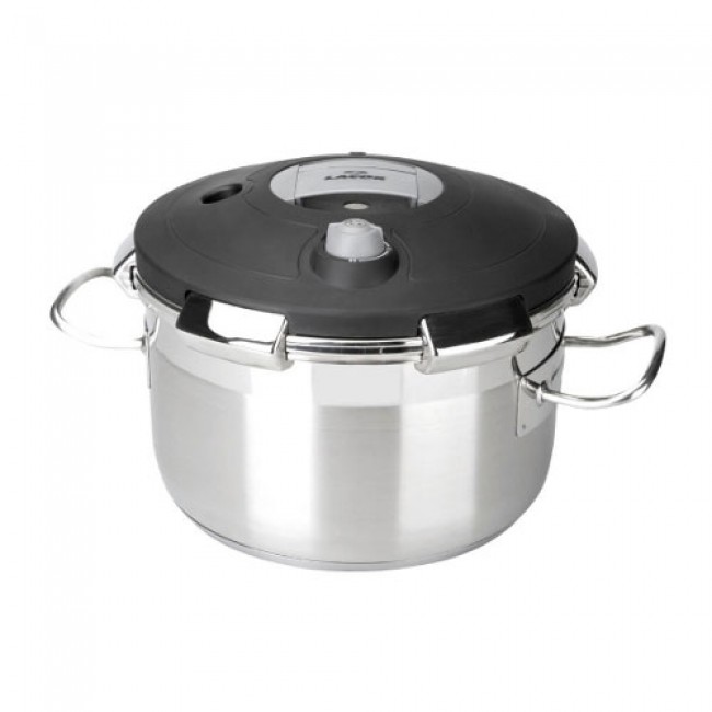 Cocotte à pression 18 L avec couvercle inox 18/10 - Ø 32 cm - Chef Luxe - Lacor