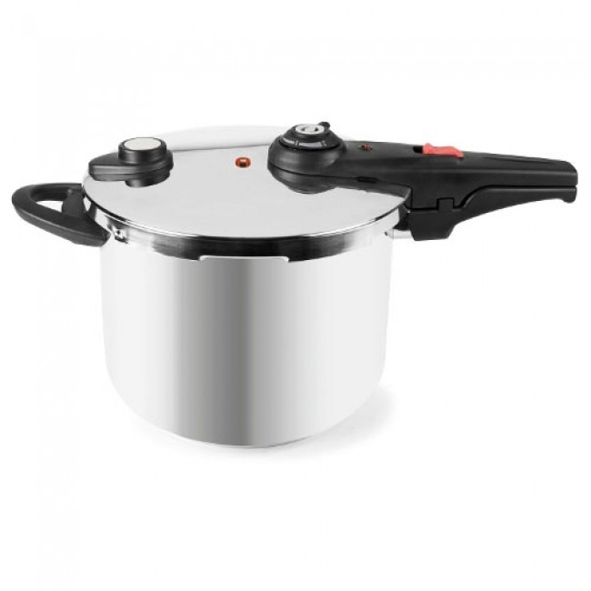 Cocotte à pression 4 L avec couvercle inox 18/10 - Ø 22 cm - Master - Lacor