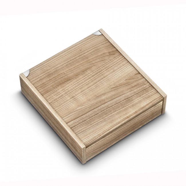 Coffret en bois cérusé 4 compartiments pour ménagère de 24 ou 48 pièces - Albert de Thiers