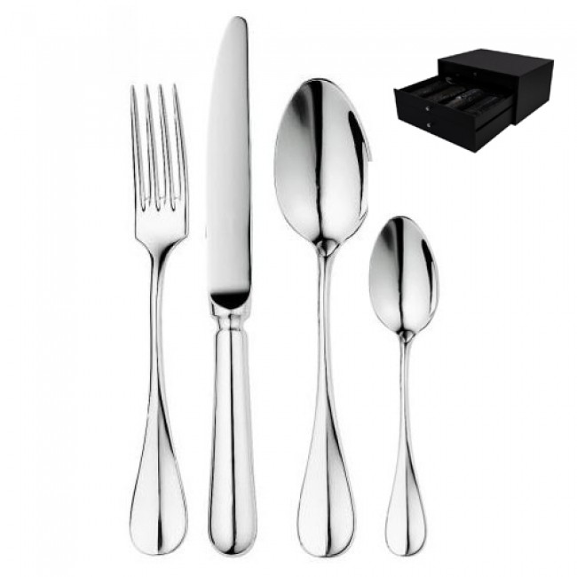 Coffret ménagère 100 pièces inox 18/10 - Blois Beau Manoir - Guy Degrenne
