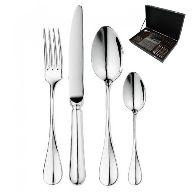 Coffret ménagère 50 pièces inox 18/10 - Blois Beau Manoir - Guy Degrenne