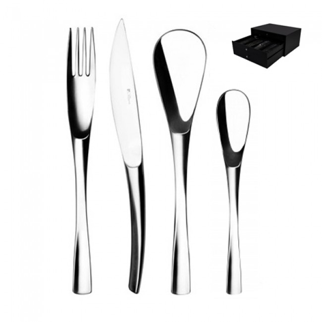 Coffret ménagère 99 pièces inox 18/10 - XY - Guy Degrenne 