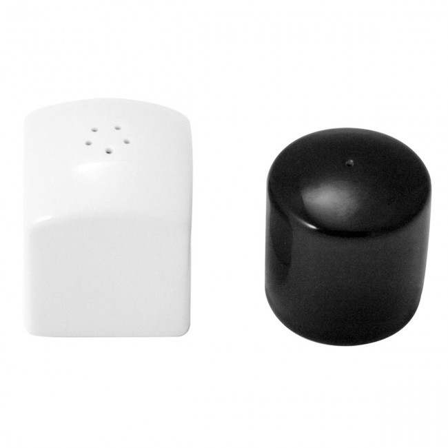 Coffret salière blanche et poivrière noire - Modulo - Guy Degrenne