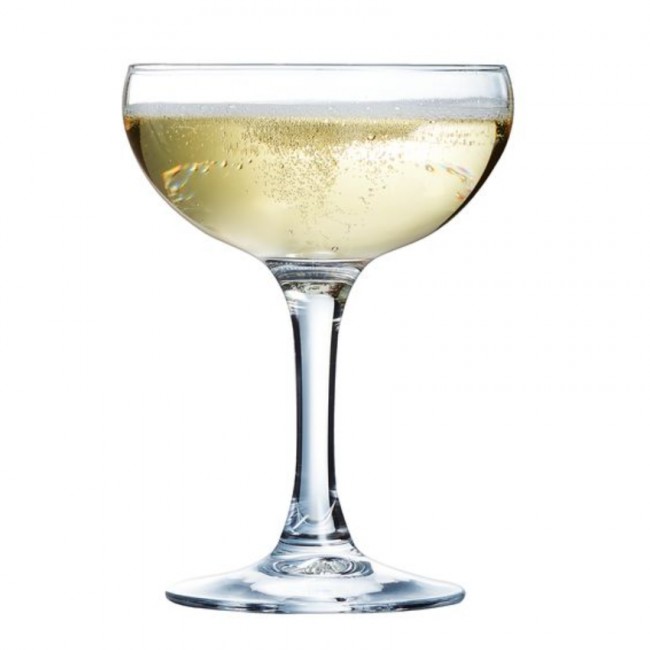 Coupe de champagne transparente 16cl - Elegance - Arcoroc