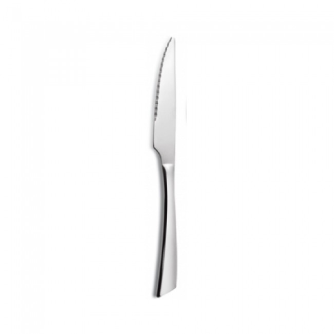 Couteau à steak en inox finition miroir 23,3cm - Lot de 12 - Nice - Comas