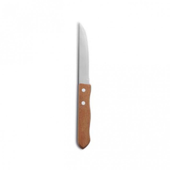 Couteau à steak inox manche en bois 20.5cm - Lot de 6 - Chuletero - La Casa 