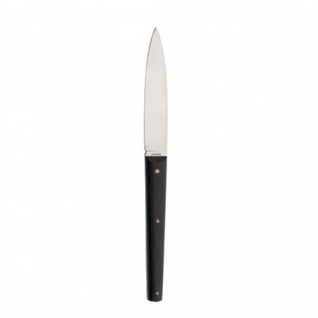 Couteau à steak inox manche ébène - Lot de 6 - Mirage les essences - Guy Degrenne