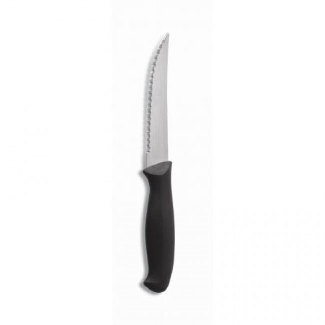 Couteau à steak manche noir 22 cm - Lot de 6 - Chuletero Eco - Comas